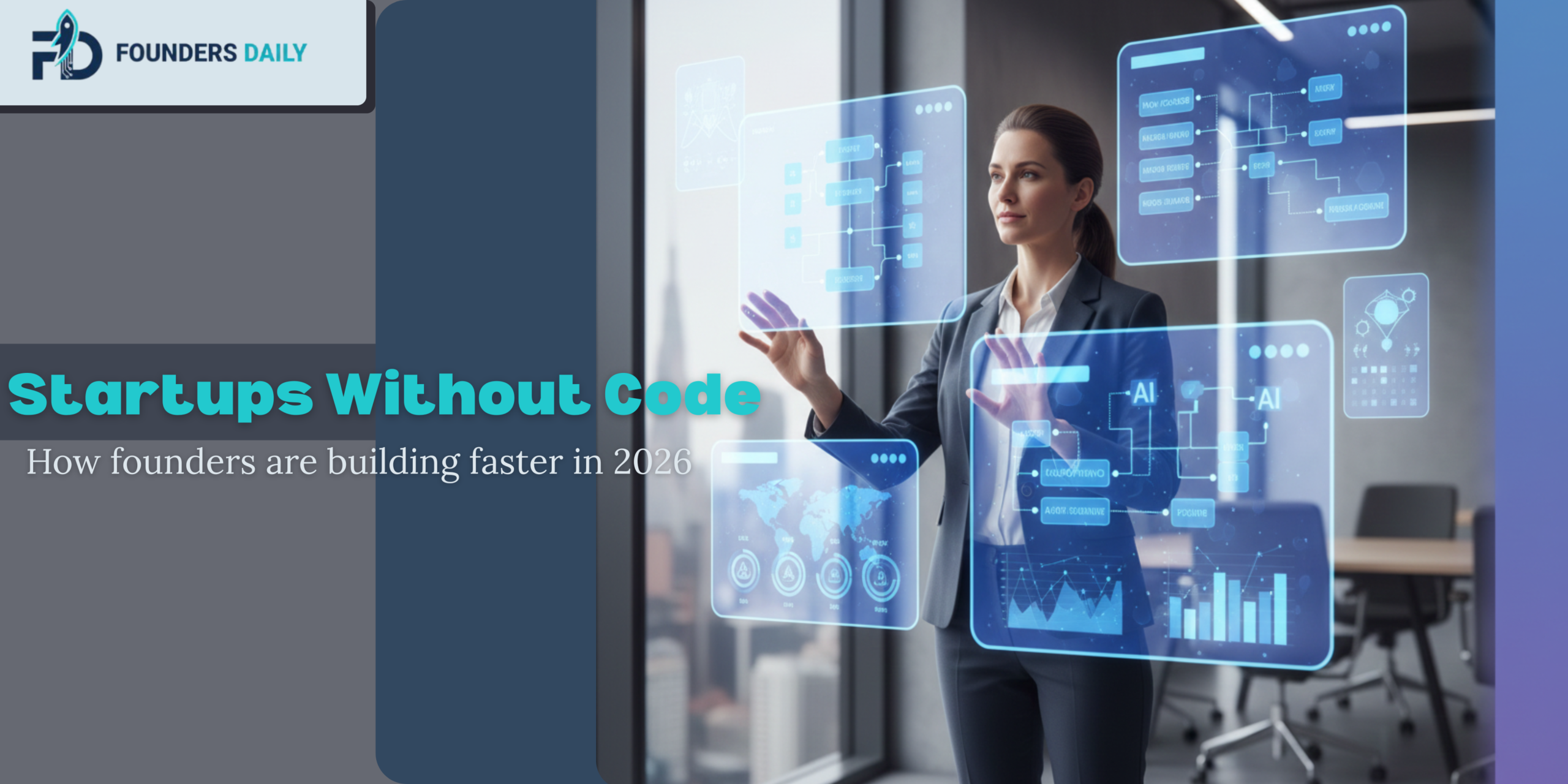 Read more about the article The Rise of Zero-Code Startups in 2026 — A Complete Guide