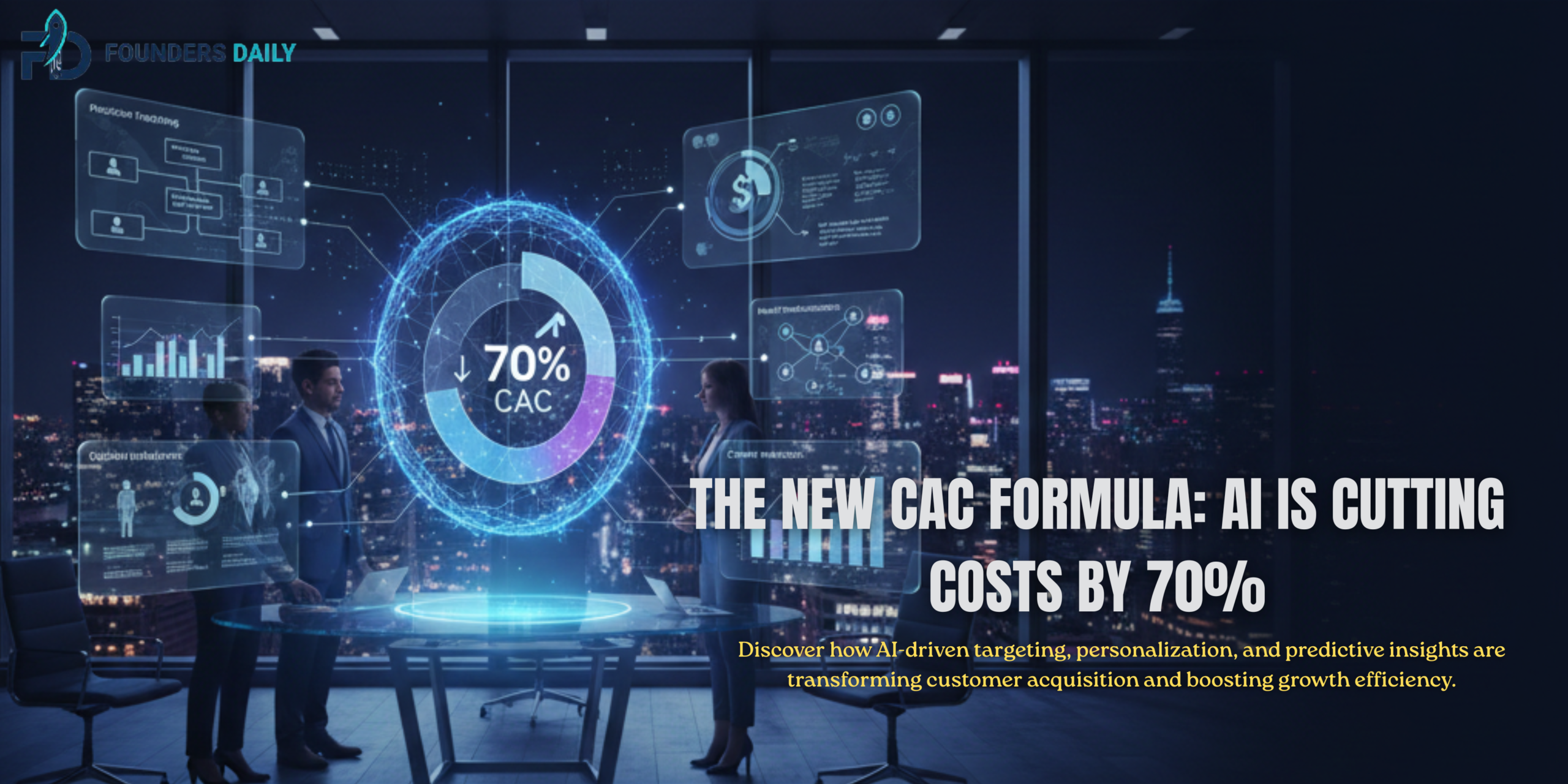 Read more about the article The New CAC Formula: How AI Is Cutting Acquisition Costs by 70%