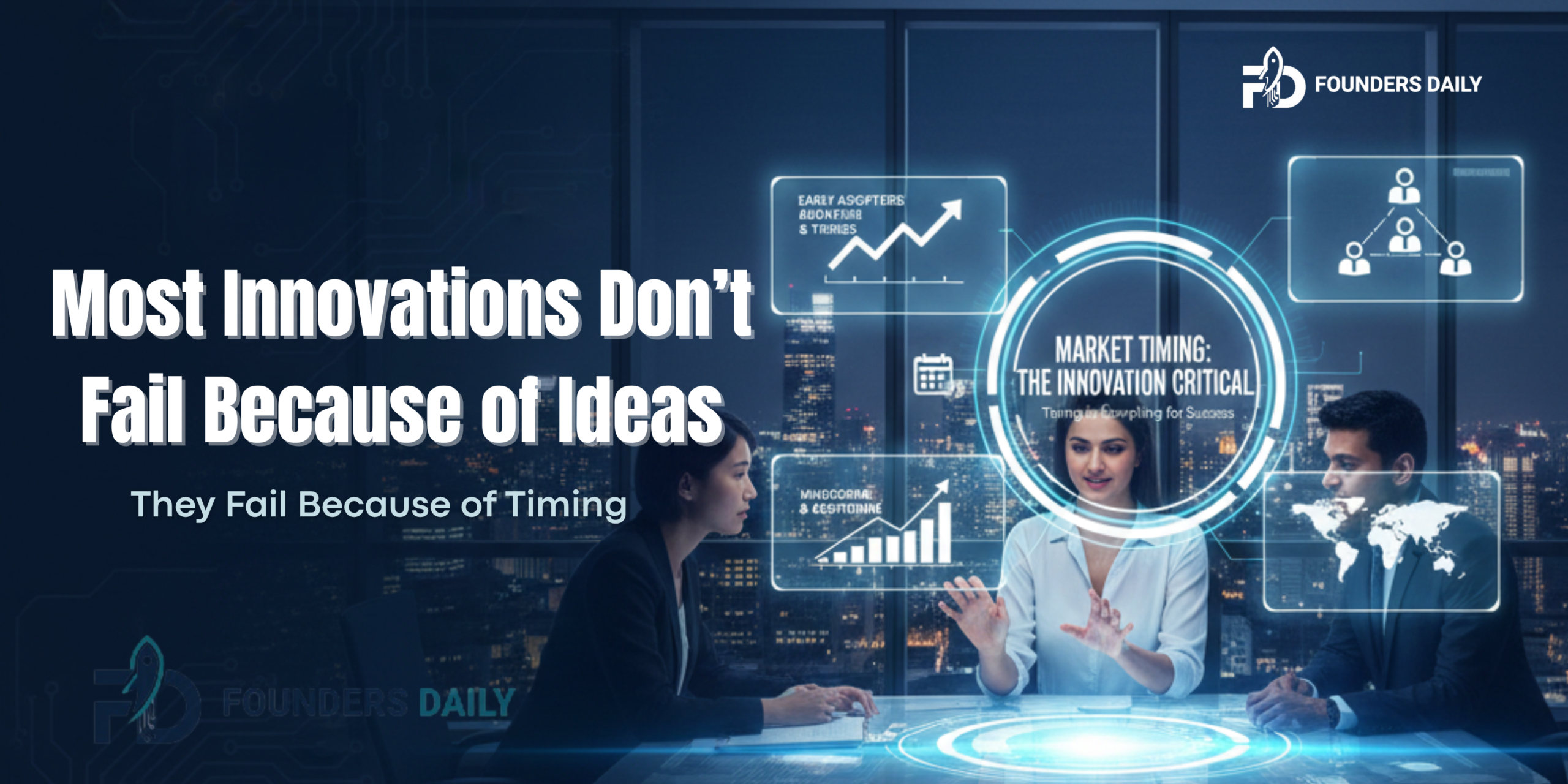 innovation fails without market timing in startups
