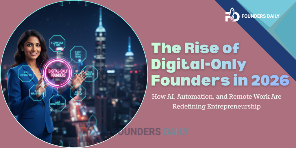 Digital-Only Founders 2026 working remotely with AI and SaaS tools