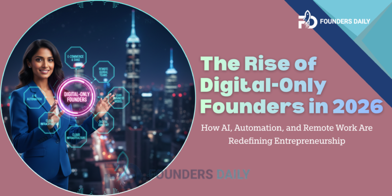 Digital-Only Founders 2026 working remotely with AI and SaaS tools