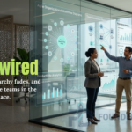 Modern workplace showing leadership transformation as middle management evolves in corporate organizations.