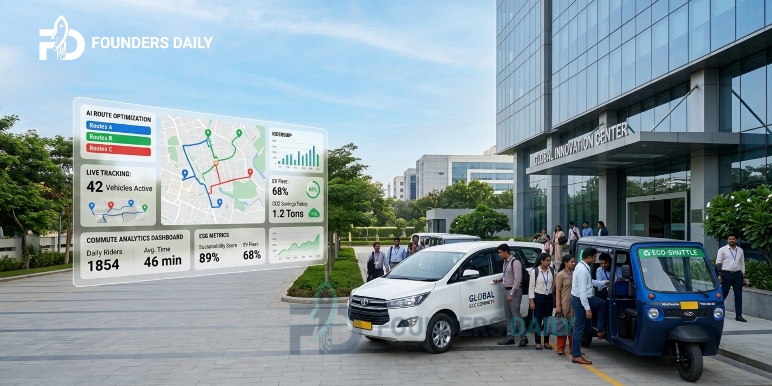 60% of GCCs in India Lack Integrated Commute Systems: Routematic Report