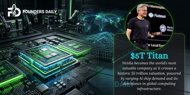 Nvidia Becomes World’s Most Valuable Company at $5 Trillion