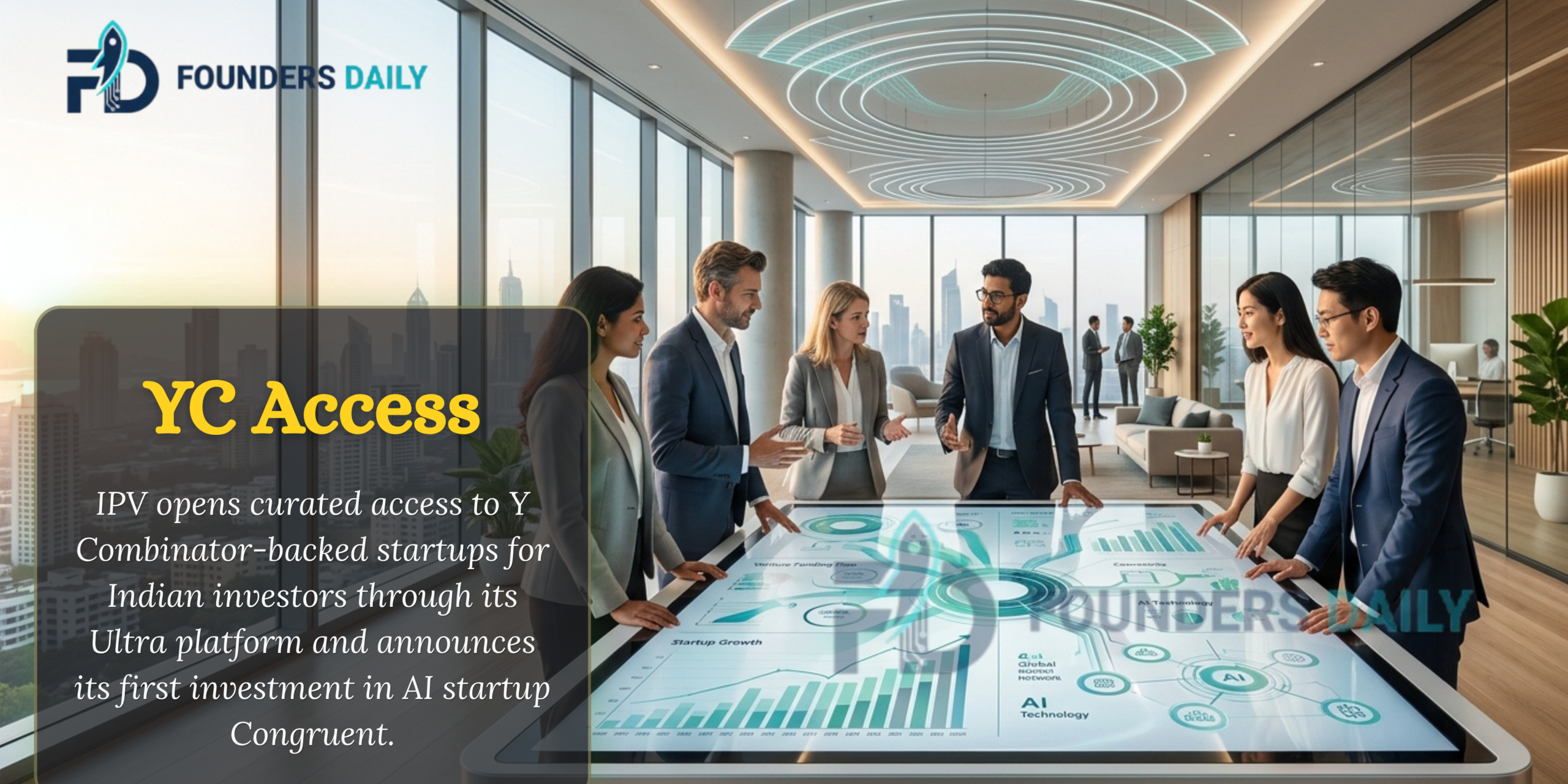 Read more about the article IPV Expands Access to Y Combinator Startup Deal Flow, Announces First YC Investment