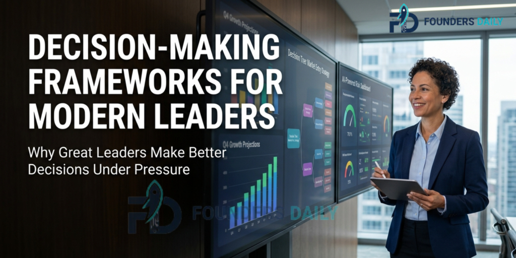 Decision-Making Frameworks for Modern Leaders