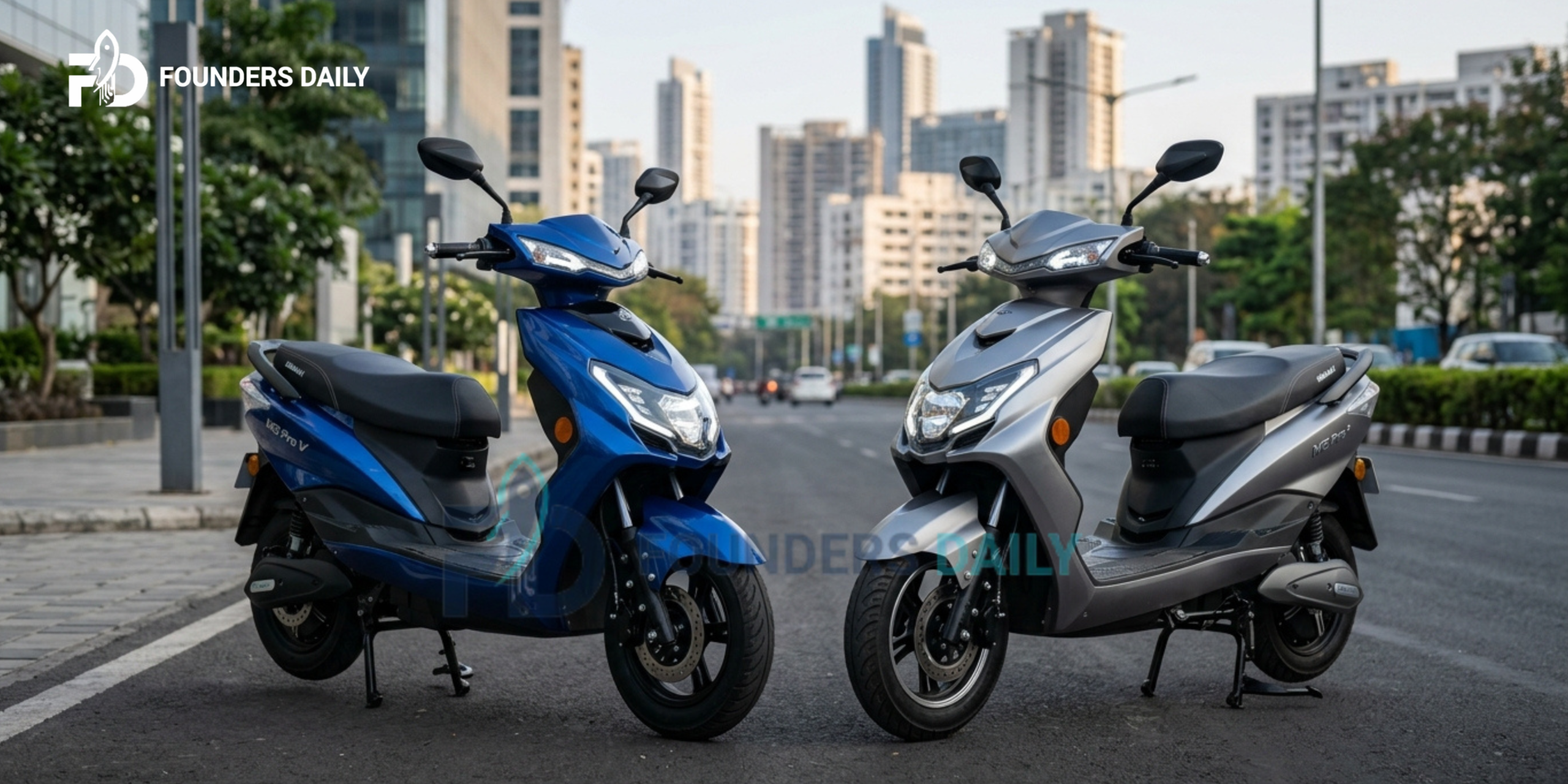 Komaki Launches Metal-Body Electric Scooters MG Pro V and MG Pro+ Starting at ₹73,999