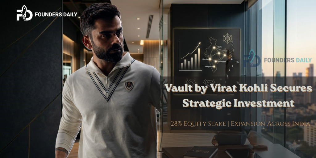 Virat Kohli Invests in Vault Fitness, Takes 28% Equity Stake